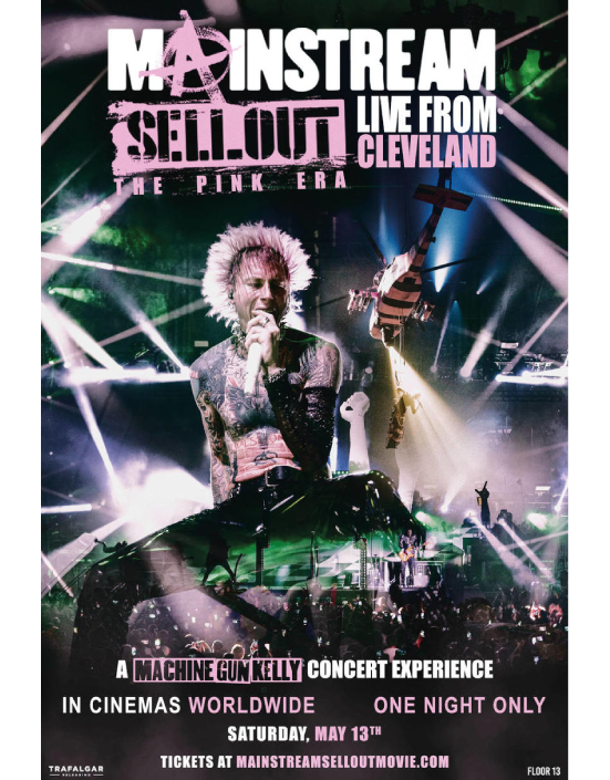 Machine Gun Kelly (MGK) live in concert in Cleveland official poster