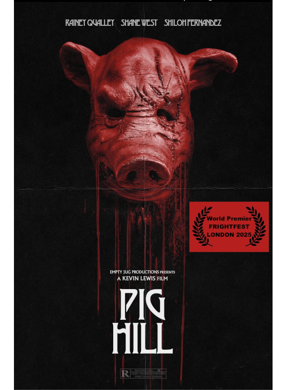 Pig Hill, a gory, punk-rock horror trip where Rainey Qualley digs into a twisted urban legend about “pig people” in a small town. With Shane West and Shiloh Fernandez by her side, it’s a bloody, mind-bending fight for survival that’ll leave you spooked and hooked!